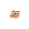 Baby & toddler booties in pima cotton - Mostaza - Lima Collection | UAUA Collections