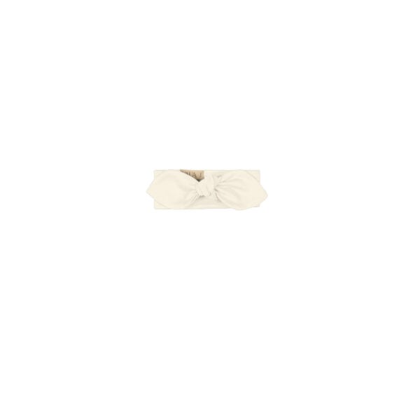 Baby hair ribbon in pima cotton - Crema - Lima Collection | UAUA Collections