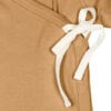 Baby kimono footie in pima cotton with bow - Mostaza - Lima Collection | UAUA Collections