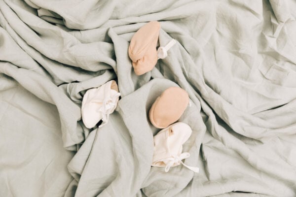 Baby booties in pima cotton | UAUA Collections
