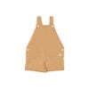 Baby & toddler overall short in pima cotton - Mostaza - Lima Collection | UAUA Collections