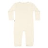 Baby jumpsuit in pima cotton with buttons - Crema - Lima Collection | UAUA Collections