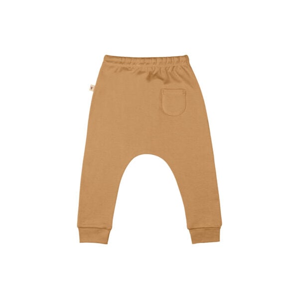 Baby jogger long in pima cotton - Mostaza - Lima Collection | UAUA Collections