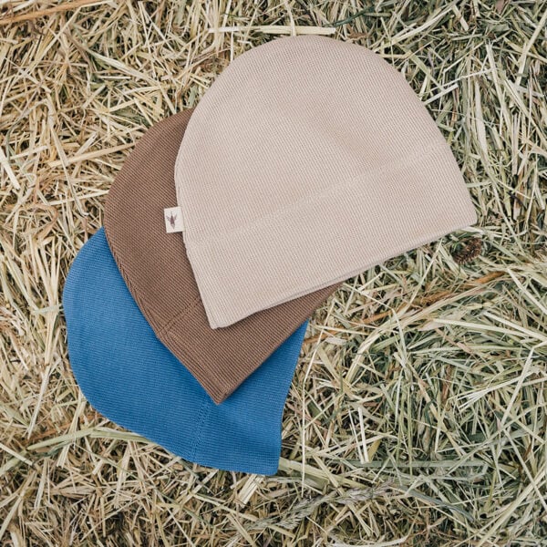 Three baby hats in pima cotton | UAUA Collections