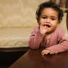 Toddler wearing basic footie in pima cotton - hibisco - Puno Collection | UAUA Collections