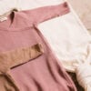 Three baby gowns in pima cotton - hibisco, perla & biscotti - Puno Collection | UAUA Collections