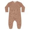 Kimono footie in pima cotton - biscotti - Puno Collection | UAUA Collections
