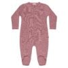 basic footie in pima cotton - hibisco - Puno Collection | UAUA Collections