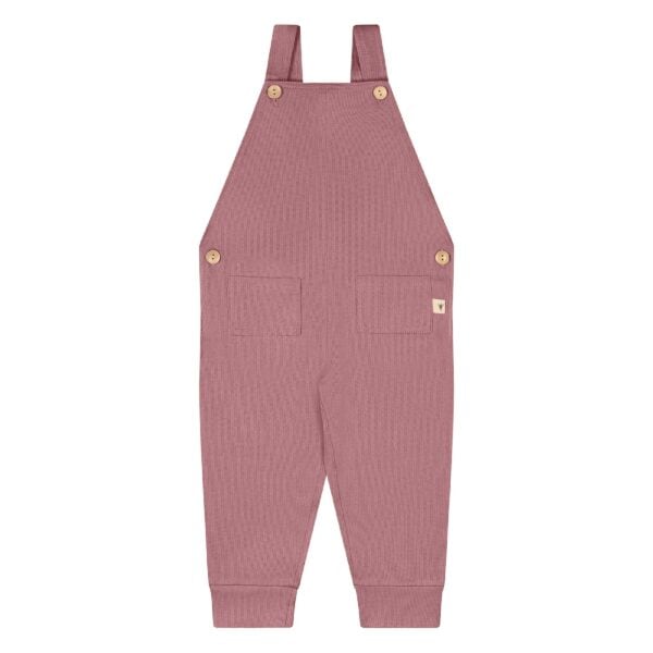 Baby & toddler overall long in pima cotton - hibisco - Puno Collection | UAUA Collections