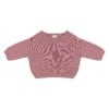 Baby & toddler sweater in pima cotton - hibisco - Puno Collection | UAUA Collections
